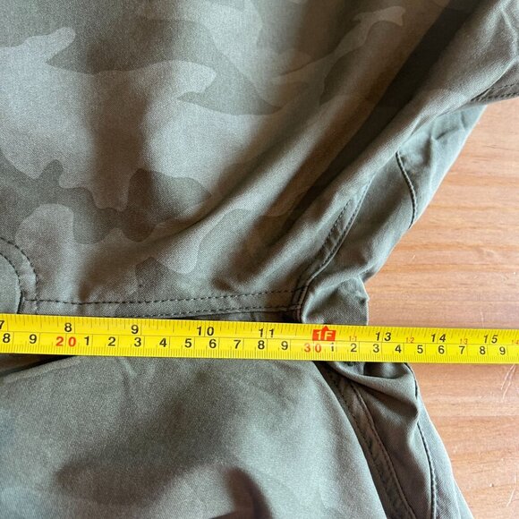 PrAna Women's Halle Straight Athletic Pants II Plus Size 18W Sage Camo - Picture 10 of 12